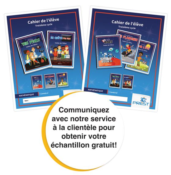 Prest-Math Collection 6 Student Workbook A & B - Grade 6 (French Only)