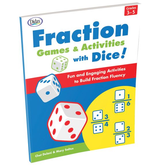 Livre: Didax® Fraction Games & Activities with Dice