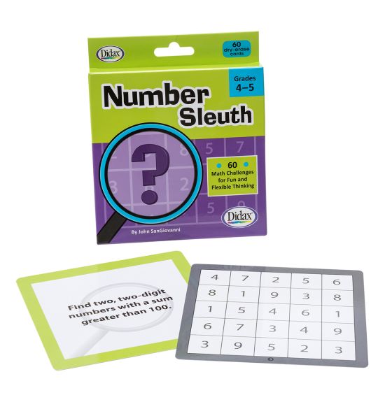Number Sleuth: Fluency and Number Sense through Puzzle and Play, Gr. 4-5