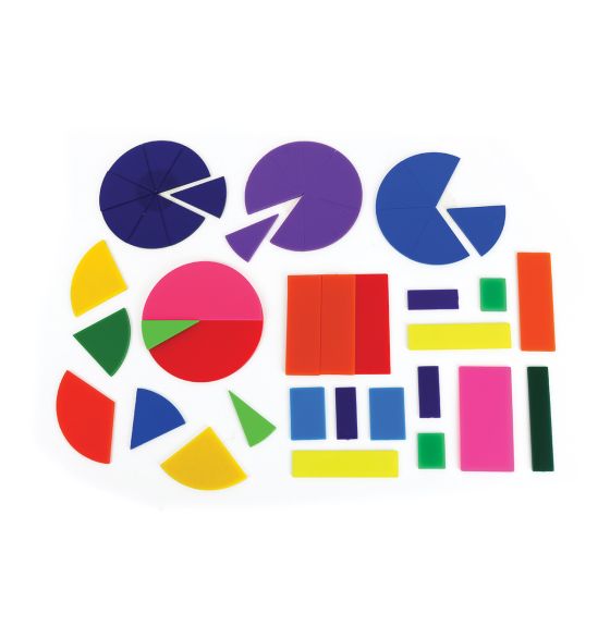 Fraction Squares and Circles Set