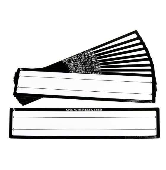 Open Number Lines - 2 Lines - Set of 10