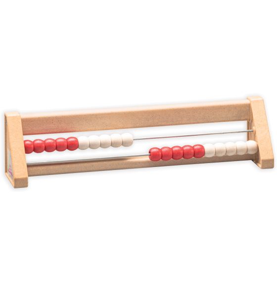 20 Bead Rekenrek Red/White
