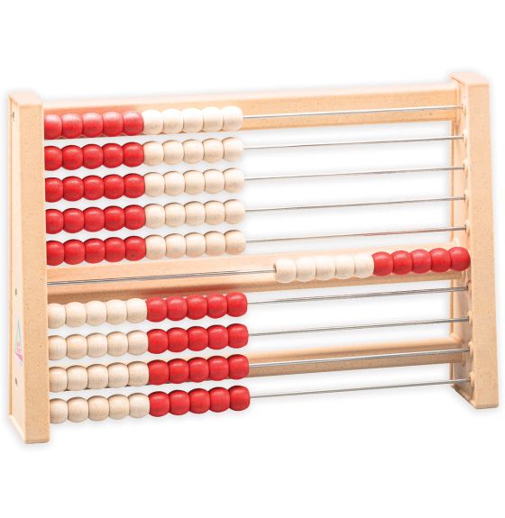 100 Bead Rekenrek (Abacus) Red/White