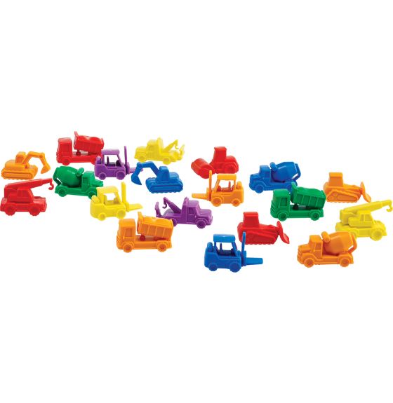 Construction Vehicle Counters - Set of 48