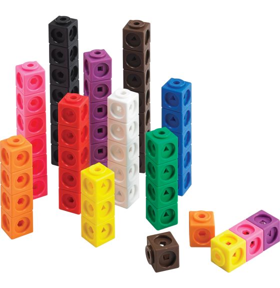 Math Cubes - 2 cm - Set of 100