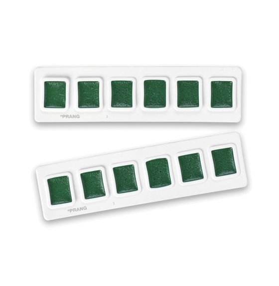 PRANG&reg; Half-Pan Watercolour Individual Refills - Box of 12 - Green