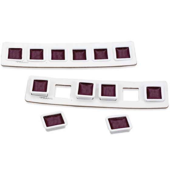 PRANG&reg; Half-Pan Watercolour Individual Refills - Box of 12 - Red Violet