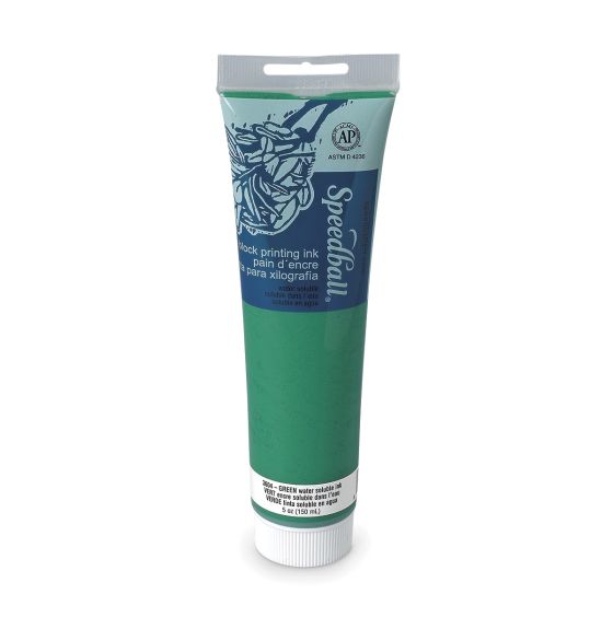 Tube d'encre hydrosoluble Speedball&reg; pour linogravure - 148 ml (5 oz) - Vert