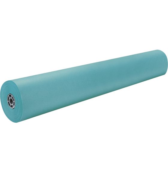 Rouleau de papier kraft Pacon® Rainbow® Duo-finish® (40 lb) - 91 cm x 305 m (36" x 1000') - Aigue-marine