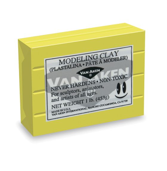 Van Aken® Plastalina™ - 453 g (1 lb) Package - Yellow