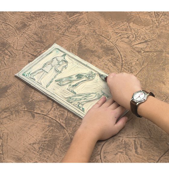 Bloc de linogravure Safety-Kut® de Nasco, 0,95 cm (⅜") d'épaisseur - 15 cm x 30,5 cm (6" x 12")