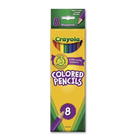 Crayola&reg; Coloured Pencils - Set of 8