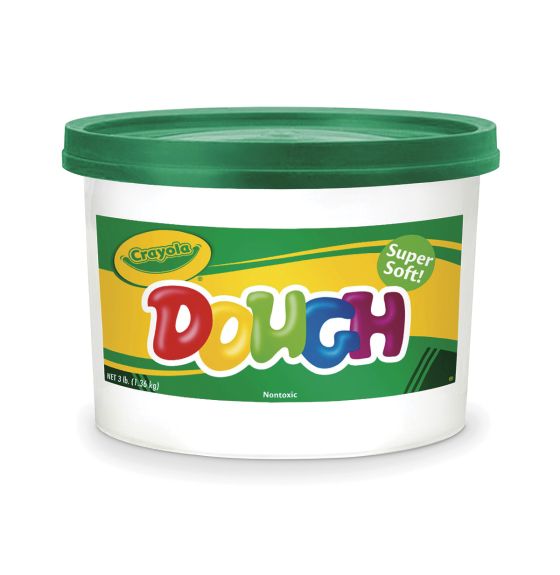 Crayola&reg; Dough Reusable Modeling Compound - Green, 3-lb. Bucket