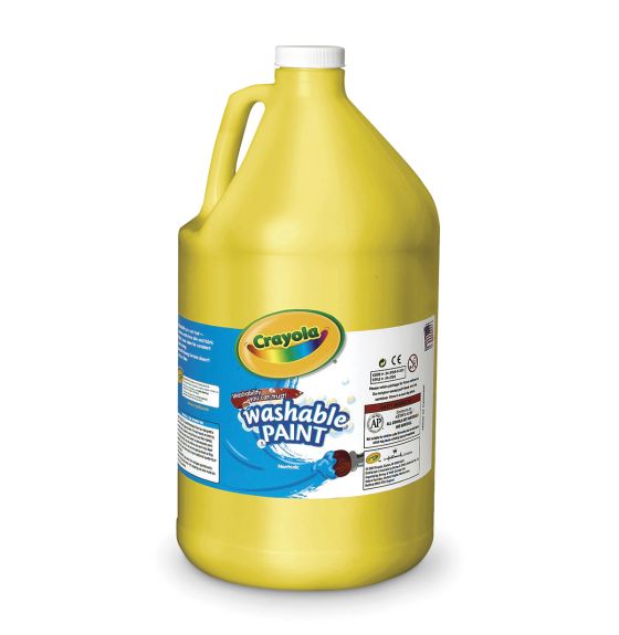 Crayola® Washable Paint - 3.79 L (128 oz) - Yellow