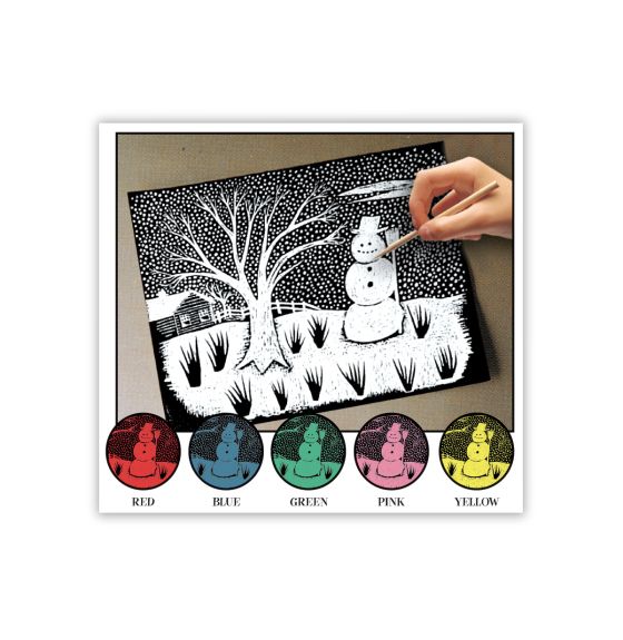 Scratch-Art Solid Coloured Paper