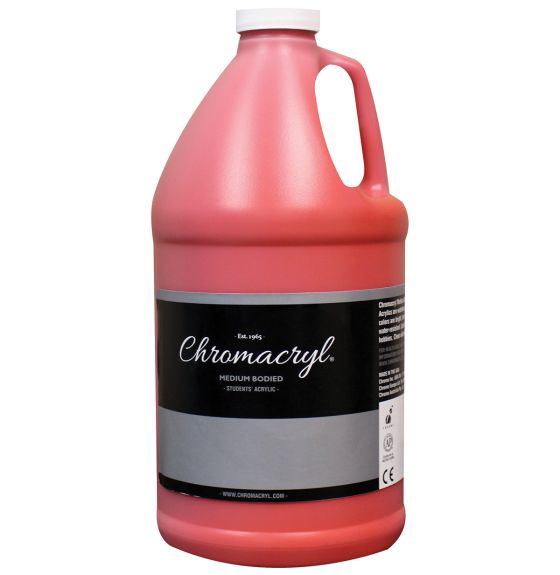 Chromacryl&reg; Students' Acrylic Paint, 1.9L - Warm Red