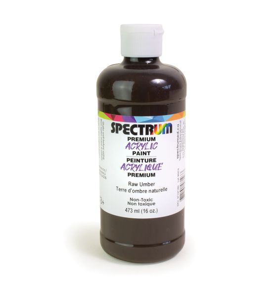 Spectrum Premium Acrylic Paint - 473 mL (16 oz) - Raw Umber