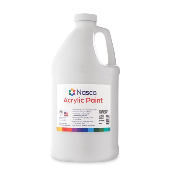 Spectrum Premium Acrylic Paint - 1.9 L (64 oz) - Titanium White