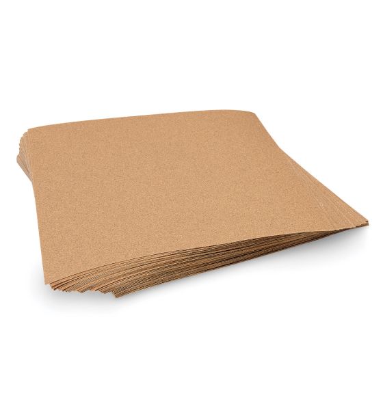 50 feuilles de papier sablé Norton - Fin (grain 150)