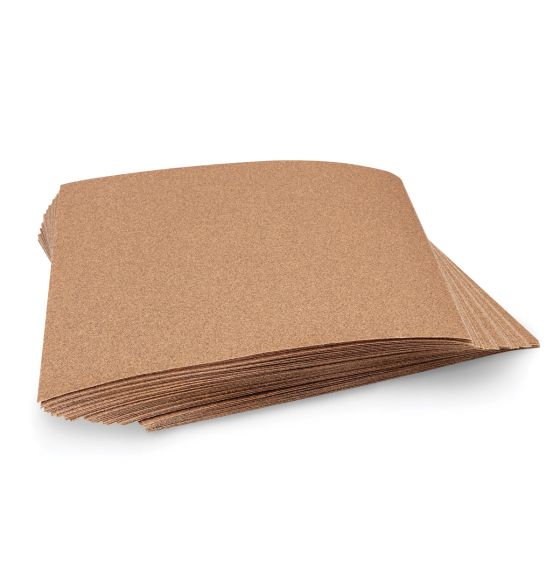 Norton Sandpaper - Medium (100 Grit), Pkg of 50 Sheets