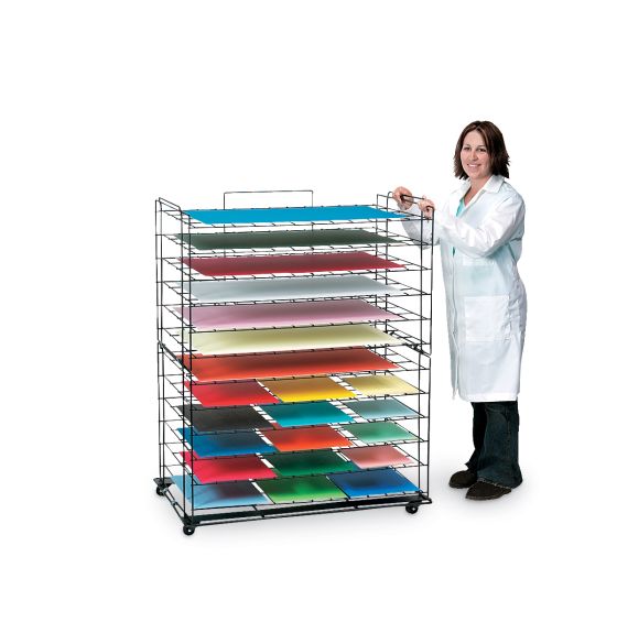 Système de rangement Nasco pour papier, avec roulettes