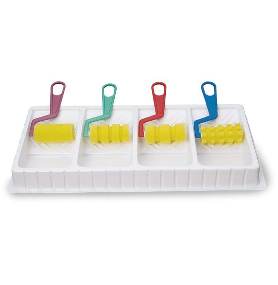 Foam Rollers with Tray Set