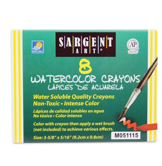 Ensemble de 8 crayons d'aquarelle Sargent Art&reg; - Boîte de 24