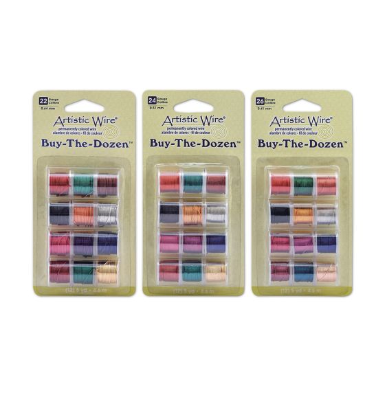 Artistic Wire® "Buy the Dozen" Copper Wire Spools - Set of 3