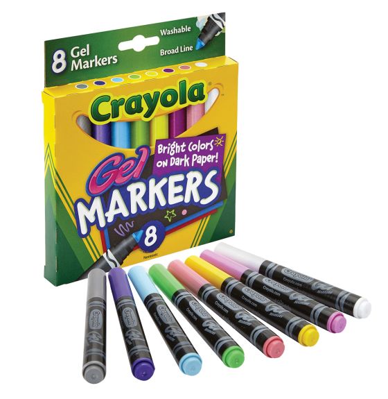 8 marqueurs gel lavables Crayola®