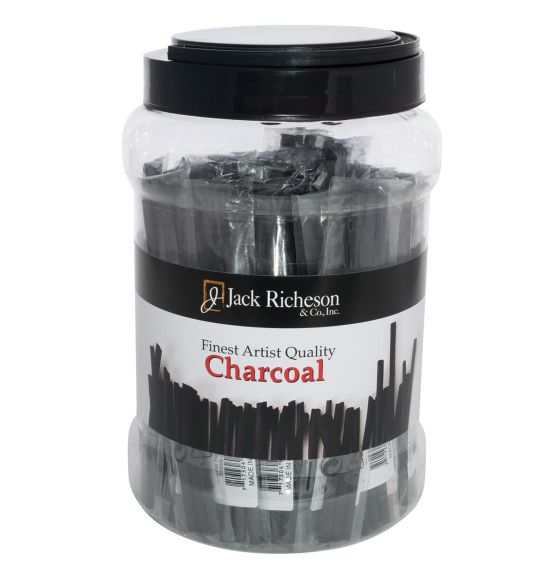 Ensemble de 144 bâtons de fusain pour la classe - Tendre