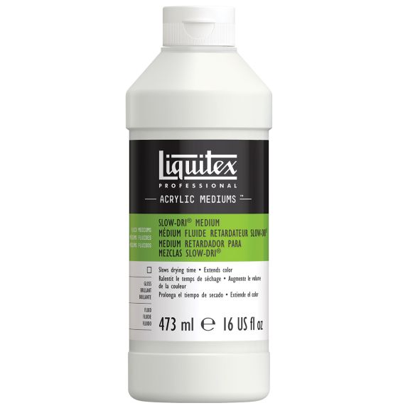 Liquitex&reg; Slow Dri Blending Fluid Medium - 16 oz.