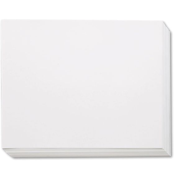 Paquet économique de 100 cartons pour affiches Pacon®, 56 cm x 71 cm (22" x 28") - Blanc
