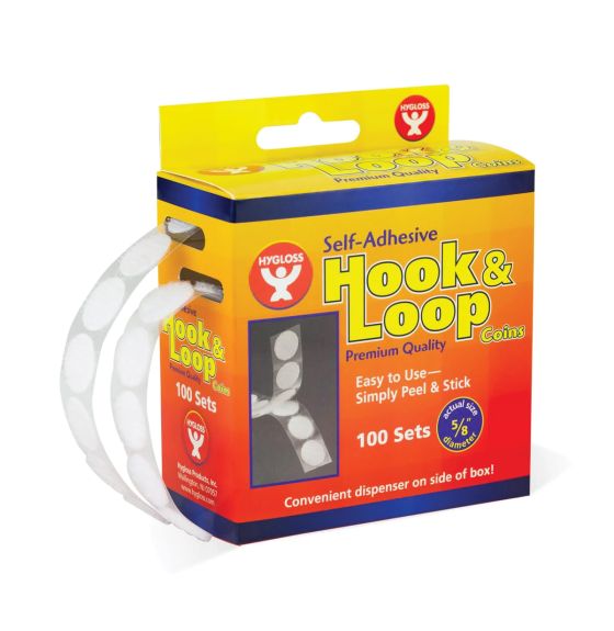 Hook & Loop Coin Fasteners - 1.5 cm