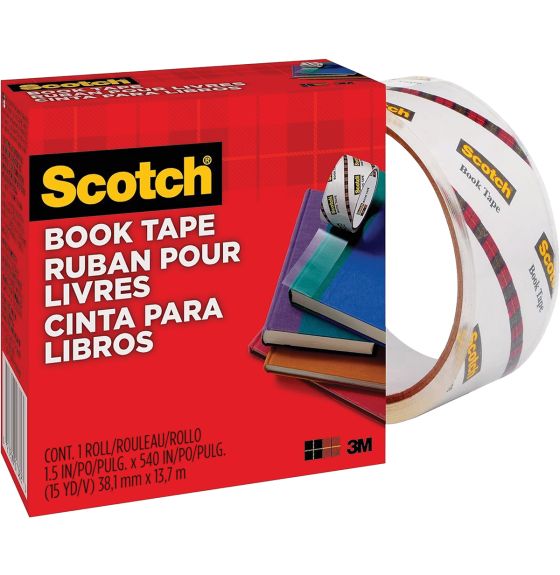 Scotch® Book Repair Tape - 1-1/2" x 15-yd. Roll