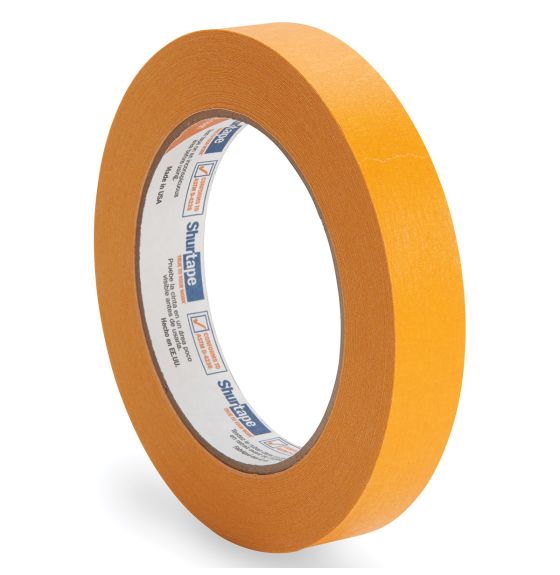 Shurtape® Coloured Masking Tape, 19 cm x 55 m (3⁄4" x 60 yd.) Roll - Orange