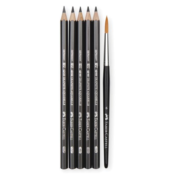 Faber-Castell® Graphite Aquarelle Pencils - Set of 5