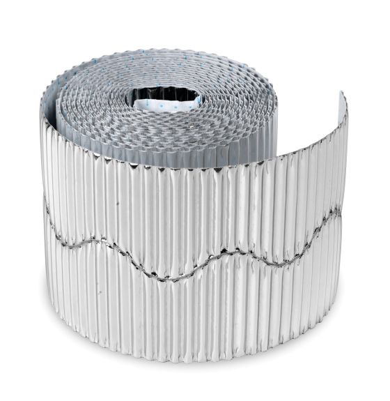 Pacon&reg; Silver Metallic Bordette&reg; - 2-1/4" x 25 ft.