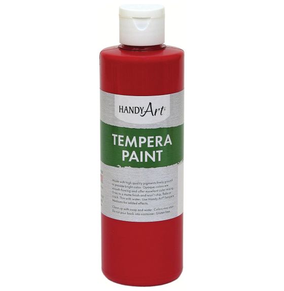 Handy Art&reg; Tempera Paint - Pint - Red