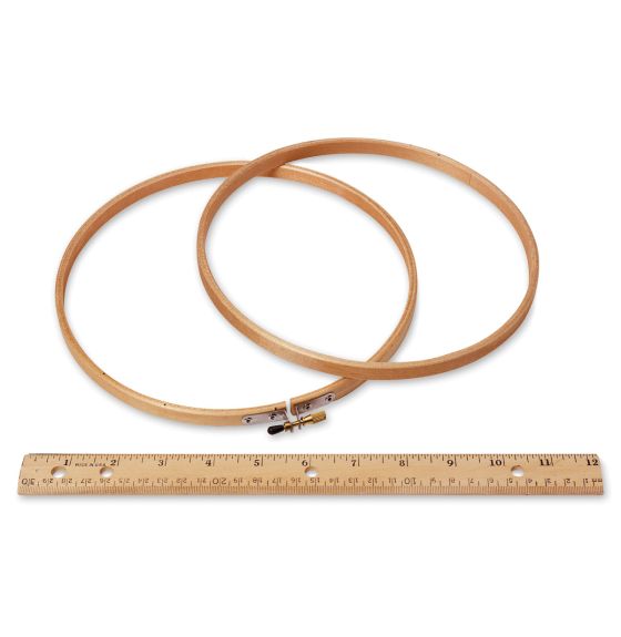 Wood Embroidery Hoop with Round Edges - 8" Hoop