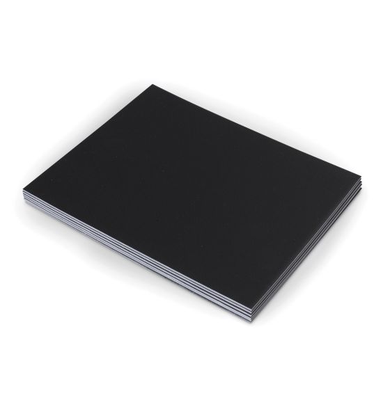 Fredrix&reg; Cut Edge Black Canvas Panel, 12" x 16" - 6 panels