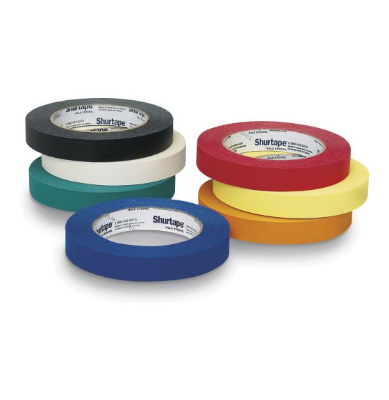 Coloured Masking Tape - Set of 7, 3/4" x 60-yd. Rolls