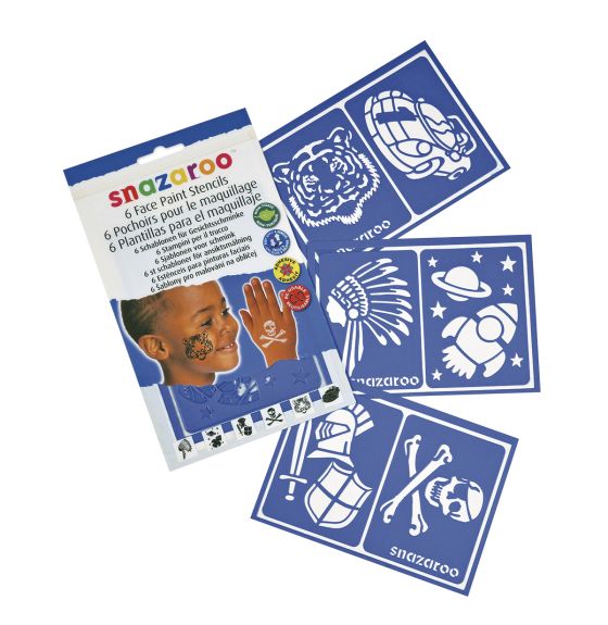 Snazaroo™ Face Paint Stencils - Adventure Set of 6