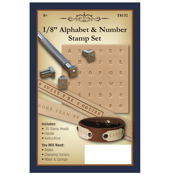Alphabet and Number Stamp - Set of 36