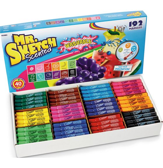 Mr. Sketch&reg; Scented Washable Markers - Set of 192