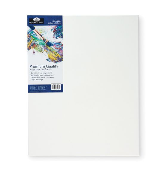 Royal Brush&reg; Essentials Stretched Canvas - 16" x 20" (40.6 cm x 50.8 cm)
