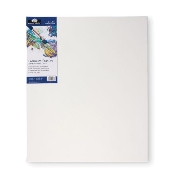 Royal Brush&reg; Essentials Stretched Canvas: 20" x 24"