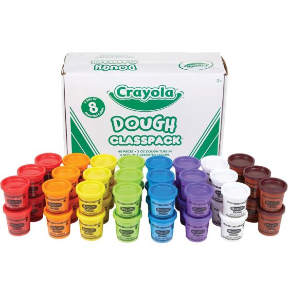Pots de pâte à modeler Crayola® de 85 g (3 oz) - Ensemble de 48