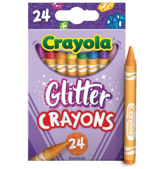 Crayola&reg; Specialty Glitter Crayons - Box of 24