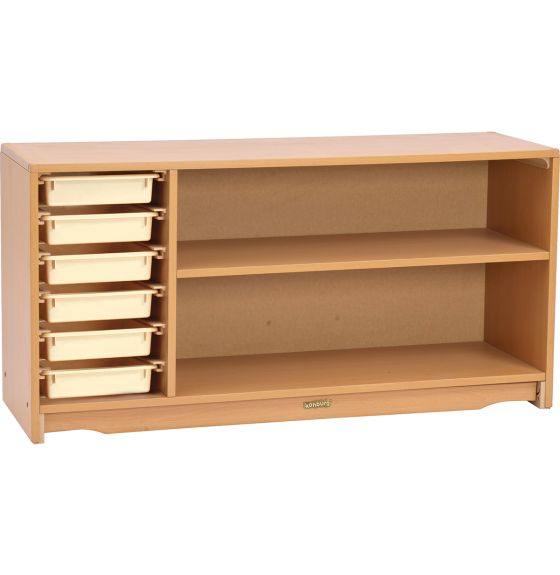 Kohburg&reg; Tote Shelves with Totes - 24" High - 6 Trays