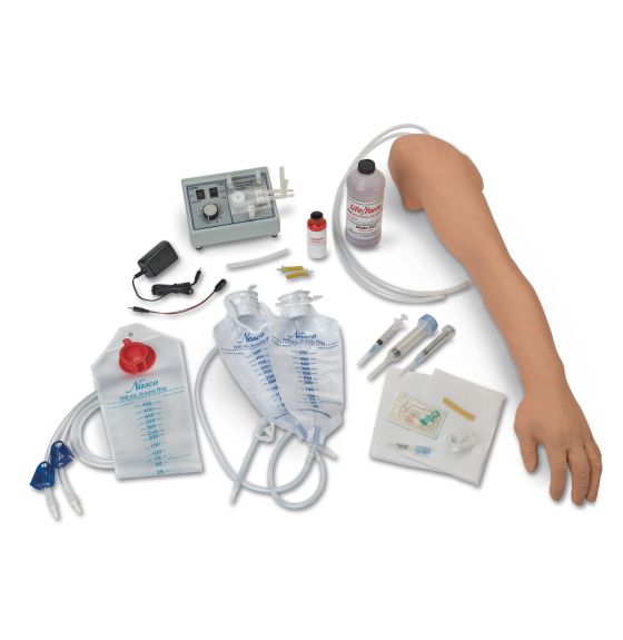 Life/form® Advanced Venipuncture and Injection Arm with IV Arm Circulation Pump - Light Arm